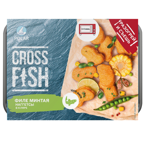 "ПОЛАР" наггетсы из филе минтая в кляре